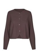 Salina-M Tops Knitwear Cardigans Purple MbyM