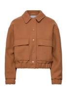 Msjinna Bomber Jacket Bombertakki Brown Minus
