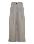 Dupont Pants Bottoms Trousers Wide Leg Grey A-View