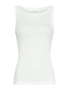 Mschgubbe Rasmia Sl Top Tops T-shirts & Tops Sleeveless White MSCH Cop...