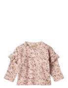T-Shirt L/S Belinda Tops T-shirts Long-sleeved T-shirts Pink Wheat