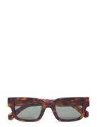 Leon Tortoise Green Neliönmuotoiset Aurinkolasit Brown Corlin Eyewear