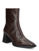 Hedda Shoes Boots Ankle Boots Ankle Boots With Heel Brown VAGABOND