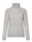 Turtle Neck Sweater Tops Knitwear Turtleneck Grey United Colors Of Ben...