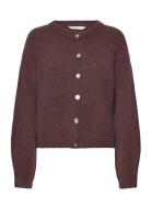 Kae Knit Cardigan Tops Knitwear Cardigans Brown Noella