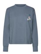 Westray Tops T-shirts Long-sleeved Blue KAVU