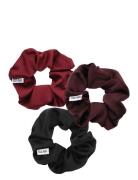 3-Pack Ribbon Scrunchies Accessories Hair Accessories Scrunchies Burgu...