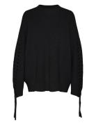 Kbumayma O-Neck Tops Knitwear Jumpers Black Karen By Simonsen