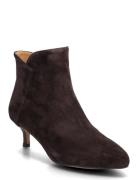 Saga Zip S Shoes Boots Ankle Boots Ankle Boots With Heel Brown WODEN