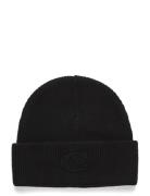 Embossed C Knit Beanie Accessories Headwear Beanies Black Coach Access...