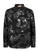 Mmweina Ninx Shirt Tops Shirts Long-sleeved Black MOS MOSH