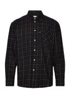 Wwday Check Light Flannel Shirt Got Tops Shirts Casual Navy WOOD WOOD