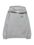 Izzy Kids Hoodie Tops Sweat-shirts & Hoodies Hoodies Grey WOOD WOOD