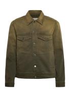 Wwivan Denim Jacket Ohut Takki Khaki Green WOOD WOOD