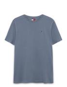 Tjm Xslim Jersey Tee Tops T-shirts Short-sleeved Grey Tommy Jeans