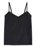 Vianell Top Sl Tops T-shirts & Tops Sleeveless Black Lollys Laundry