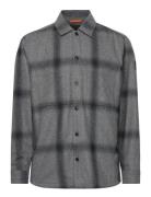 Locky_2_M Tops Overshirts Grey BOSS