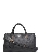 Tisha Girlfriend Satchel Bags Top Handle Bags Black GUESS