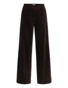 Denafv Bottoms Trousers Wide Leg Brown FIVEUNITS