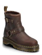 Anist Hrns Shoes Boots Ankle Boots Ankle Boots With Heel Brown Dr. Mar...