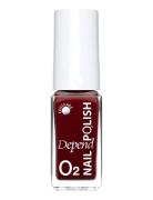 Minilack O2 Fierce Femme Kynsilakka Meikki Burgundy Depend Cosmetic