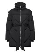 C_Piobella Vuorillinen Takki Topattu Takki Black BOSS