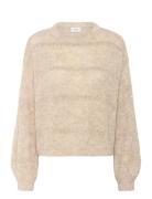 Noralisz Pullover Tops Knitwear Jumpers Beige Saint Tropez