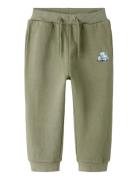 Nmmnash Nreg Swe Pant Bru Bottoms Sweatpants Khaki Green Name It