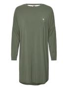 Softness Ls Night Dress Yöpaita Green Missya