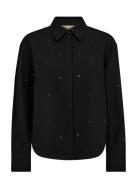 Mmrie Geri Shirt Tops Shirts Long-sleeved Black MOS MOSH
