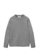 Essential Cotton-Blend Sweater Tops Knitwear Pullovers Grey Mango
