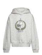 Snoopy-Print Sweatshirt Tops Sweat-shirts & Hoodies Hoodies Grey Mango