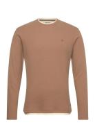 Insigfinn Tops Knitwear Round Necks Beige INDICODE