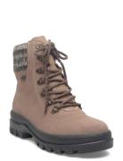 X8233 Shoes Boots Ankle Boots Laced Boots Beige Rieker