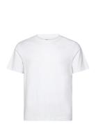 Short Boxy Heavyweight T-Shirt Tops T-shirts Short-sleeved White Weekd...
