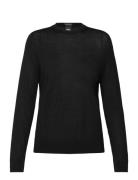 Ferpina Tops Knitwear Jumpers Black BOSS