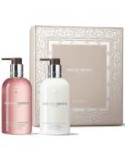Rhubarb & Rose Hand Care Collection Hand Wash + Hand Lotion Beauty Wom...