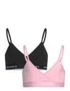 2T-2Pk Bralettes Night & Underwear Underwear Tops Pink Converse