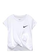 Nt-Dri-Fit S/S Top Sport T-shirts Short-sleeved White Nike