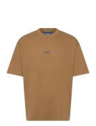 Nalono Tops T-shirts Short-sleeved Brown HUGO BLUE