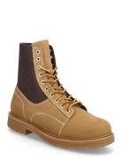 D-Alabhama Ec Boots Nyörisaappaat Beige Diesel