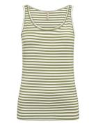 Sc-Ricci Tops T-shirts & Tops Sleeveless Green Soyaconcept