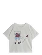 Siamese Sp Ss Tee Tops T-shirts Short-sleeved Multi/patterned Mini Rod...