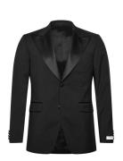 Jeffers T Rws Suits & Blazers Blazers Single Breasted Blazers Black Ti...