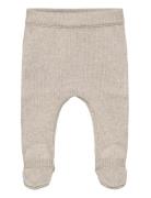 Knitted Leggings Bottoms Leggings Beige Mango