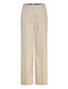 Umaas Bottoms Trousers Wide Leg Beige Tiger Of Sweden