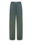 Inga Bottoms Trousers Wide Leg Khaki Green Tiger Of Sweden