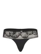 Thong_ Peony Lace Stringit Alusvaatteet Black BOSS