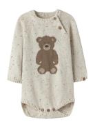 Nbngalto Ria Ls Knit Body Lil Bodies Long-sleeved Cream Lil'Atelier