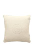 Tonal Crest Cushion Home Textiles Cushions & Blankets Cushions Beige G...